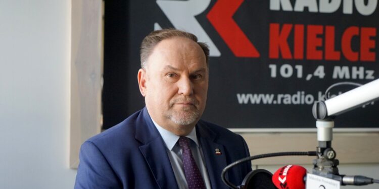 22.09.2021. Kielce. Rozmowa Dnia. Na zdjęciu: Marek Kwitek - poseł PiS / Piotr Kwaśniewski / Radio Kielce