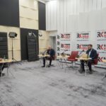 05.12.2021. Kielce. Studio Polityczne Radia Kielce / Piotr Kwaśniewski / Radio Kielce