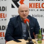 05.12.2021. Kielce. Studio Polityczne Radia Kielce. Na zdjęciu: Rafał Nowak - wicewojewoda świętokrzyski / Piotr Kwaśniewski / Radio Kielce