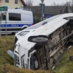 06.12.2021. Bugaj. Kolizja / Sebastian Kalwat / Radio Kielce