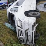 06.12.2021. Bugaj. Kolizja / Sebastian Kalwat / Radio Kielce