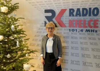 12.12.2021. Radio Kielce. Spodziewany Gość. Na zdjęciu: Jolanta Tąporowska / Piotr Kwaśniewski / Radio Kielce