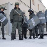 13.12.2021. Kielce. Inscenizacja stanu wojennego w Ośrodku Myśli Patriotycznej i Obywatelskiej / Piotr Kwaśniewski / Radio Kielce