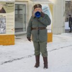 13.12.2021. Kielce. Inscenizacja stanu wojennego w Ośrodku Myśli Patriotycznej i Obywatelskiej. Na zdjęciu: Zbigniew Kowalski - prezes Stowarzyszenia Rekonstrukcji Historycznej Stowarzyszenia Rekonstrukcji Historycznej 4. Pułku Piechoty Legionów / Piotr Kwaśniewski / Radio Kielce