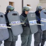 13.12.2021. Kielce. Inscenizacja stanu wojennego w Ośrodku Myśli Patriotycznej i Obywatelskiej / Piotr Kwaśniewski / Radio Kielce