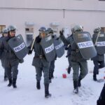 13.12.2021. Kielce. Inscenizacja stanu wojennego w Ośrodku Myśli Patriotycznej i Obywatelskiej / Piotr Kwaśniewski / Radio Kielce