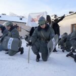 13.12.2021. Kielce. Inscenizacja stanu wojennego w Ośrodku Myśli Patriotycznej i Obywatelskiej / Piotr Kwaśniewski / Radio Kielce