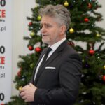 24.12.2021. Kielce. Życzenia dla słuchaczy Radia Kielce. Na zdjęciu: Krzysztof Słoń - senator PiS / Piotr Kwaśniewski / Radio Kielce