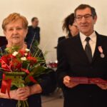 02.12.2021. Końskie. 19 par odebrało prezydencki Medal za Długoletnie Pożycie Małżeńskie. Na zdjęciu: Zygmunt i Grażyna Ferensowie / Magdalena Galas-Klusek / Radio Kielce