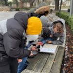 16.12.2021. Kielce. Gra miejska na temat stanu wojennego „Spacerniak 1981-1983” / Paulina Michta / Radio Kielce