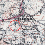 Radoszyce. Lokalizacja wiatraka / archiwum własne