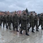 19.12.2021. Starachowice. Przysięga żołnierzy 10. Świętokrzyskiej Brygady Wojsk Obrony Terytorialnej / Anna Głąb / Radio Kielce