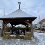 22.12.2021. Opatów. Szopka na Rynku / Emilia Sitarska / Radio Kielce