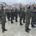 19.12.2021. Starachowice. Przysięga żołnierzy 10. Świętokrzyskiej Brygady Wojsk Obrony Terytorialnej / Anna Głąb / Radio Kielce