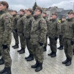 19.12.2021. Starachowice. Przysięga żołnierzy 10. Świętokrzyskiej Brygady Wojsk Obrony Terytorialnej / Anna Głąb / Radio Kielce