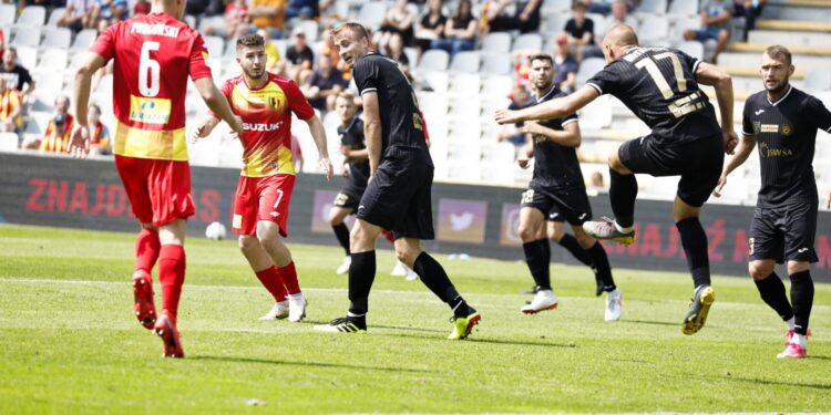 14.08.2021. Kielce. Fortuna 1 Liga. 3. kolejka: Korona Kielce - GKS Jastrzębie / Jarosław Kubalski / Radio Kielce