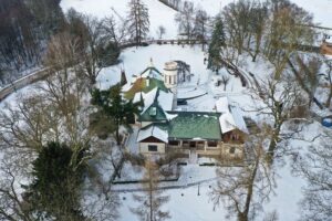 28.12.2021. Oblęgorek. Pałacyk Henryka Sienkiewicza / Jarosław Kubalski / Radio Kielce