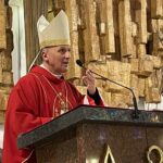 04.12.2021. Starachowice. Barbórka. Na zdjęciu: Marek Stolarczyk - biskup radomski / Anna Głąb / Radio Kielce