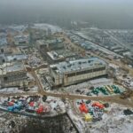 30.12.2021. Kielce. Budowa Świętokrzyskiego Kampusu Głównego Urzędu Miar  / Jarosław Kubalski / Radio Kielce