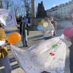 03.12.2021. Kielce. Korowód wolontariuszy / Iwona Murawska / Radio Kielce