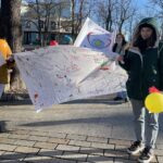 03.12.2021. Kielce. Korowód wolontariuszy / Iwona Murawska / Radio Kielce