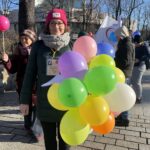 03.12.2021. Kielce. Korowód wolontariuszy / Iwona Murawska / Radio Kielce