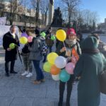 03.12.2021. Kielce. Korowód wolontariuszy / Iwona Murawska / Radio Kielce