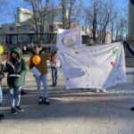 03.12.2021. Kielce. Korowód wolontariuszy / Iwona Murawska / Radio Kielce