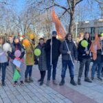 03.12.2021. Kielce. Korowód wolontariuszy / Iwona Murawska / Radio Kielce