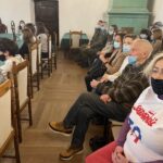 13.12.2021. Sandomierz. Spotkanie z uczniami w sandomierskim ratuszu z okazji 40. rocznicy wprowadzenia stanu wojennego w Polsce / Grażyna Szlęzak-Wójcik / Radio Kielce