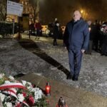 13.12.2021. Sandomierz. Obchody 40. rocznicy wprowadzenia stanu wojennego. Na zdjęciu: Marek Kwitek - poseł PiS / Grażyna Szlęzak-Wójcik / Radio Kielce