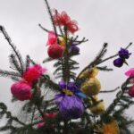 08.12.2021. Nowy Korczyn. Choinki na Rynku / Marta Gajda-Kruk / Radio Kielce