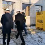 13.12.2021. Działoszyce. Budowa kompleksu żłobkowo-przedszkolnego / Marta Gajda-Kruk / Radio Kielce