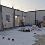 13.12.2021. Działoszyce. Budowa kompleksu żłobkowo-przedszkolnego / Marta Gajda-Kruk / Radio Kielce