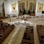 23.12.2021. Busko-Zdrój. Przedwigilijna Msza Święta w kościele św. Brata Alberta / Marta Gajda-Kruk / Radio Kielce