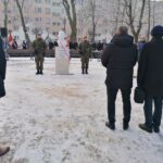 27.12.2021. Jędrzejów. Odsłonięcie popiersia ppłk Kazimierza Zenktelera / Marta Gajda-Kruk / Radio Kielce