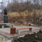 31.12.2021. Opatowiec. Odnowiony pomnik Marszałka Józefa Piłsudskiego / Marta Gajda-Kruk / Radio Kielce