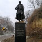 31.12.2021. Opatowiec. Odnowiony pomnik Marszałka Józefa Piłsudskiego / Marta Gajda-Kruk / Radio Kielce