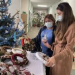 16.12.2021. Sandomierz. Stroiki świąteczne uczniów i nauczycieli Szkół Centrum Kształcenia Rolniczego w Sandomierzu / Grażyna Szlęzak-Wójcik / Radio Kielce