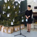 29.12.2021. Gnieszowice. Otwarcie świetlicy środowiskowej. Na zdjęciu: Aleksandra Klubińska - burmistrz Koprzywnicy / Krzysztof Pitra