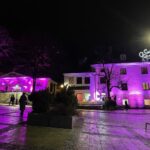 31.12.2021. Sandomierz. Rynek. Iluminacje świetlne / Grażyna Szlęzak-Wójcik / Radio Kielce