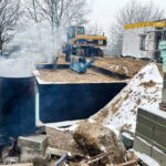 10.12.2021. Brudzów. Budowa Centrum mieszkalno-opiekuńczego / Jarosław Kubalski / Radio Kielce