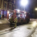 27.12.2021. Kielce ul. Żeromskiego. Pożar samochodu / Jarosław Kubalski / Radio Kielce