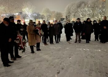 13.12.2021. Starachowice. Obchody 40. rocznicy wprowadzenia stanu wojennego / Anna Głąb / Radio Kielce