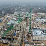 30.12.2021. Kielce. Budowa Świętokrzyskiego Kampusu Głównego Urzędu Miar  / Jarosław Kubalski / Radio Kielce