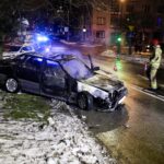 27.12.2021. Kielce ul. Żeromskiego. Pożar samochodu / Jarosław Kubalski / Radio Kielce