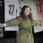 15.12.2021. Radio Kielce. Spektakl „A ponad ziemią z kulami latały brylanty. Rzecz o Krzysztofie Kamilu Baczyńskim” / Wiktor Taszłow / Radio Kielce