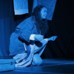 15.12.2021. Radio Kielce. Spektakl „A ponad ziemią z kulami latały brylanty. Rzecz o Krzysztofie Kamilu Baczyńskim” / Wiktor Taszłow / Radio Kielce