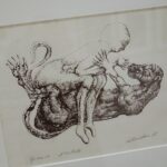 19.12.2021. Kielce. Wystawa „Po 1945. Przegląd grafiki artystycznej ze zbiorów Muzeum Narodowego w Kielcach” / Wiktor Taszłow / Radio Kielce