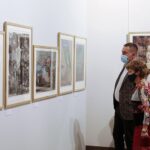 19.12.2021. Kielce. Wystawa „Po 1945. Przegląd grafiki artystycznej ze zbiorów Muzeum Narodowego w Kielcach” / Wiktor Taszłow / Radio Kielce